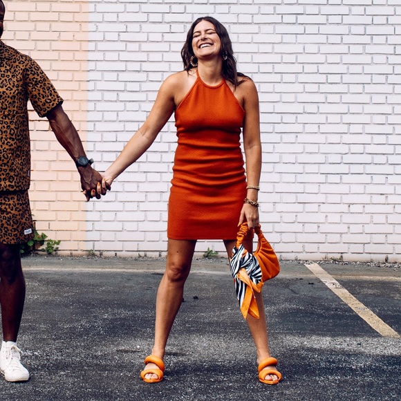 Abercrombie Halter Crochet Mini Dress - Picture 3 of 3